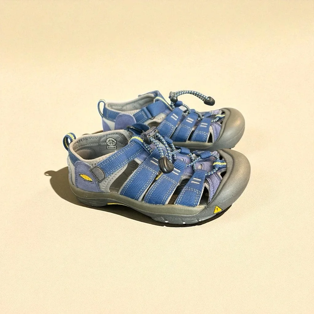 Keen Sandals Kids Size 3 Newport H2 Trail Hiking‎ Water Sport Sandal Navy Shoes